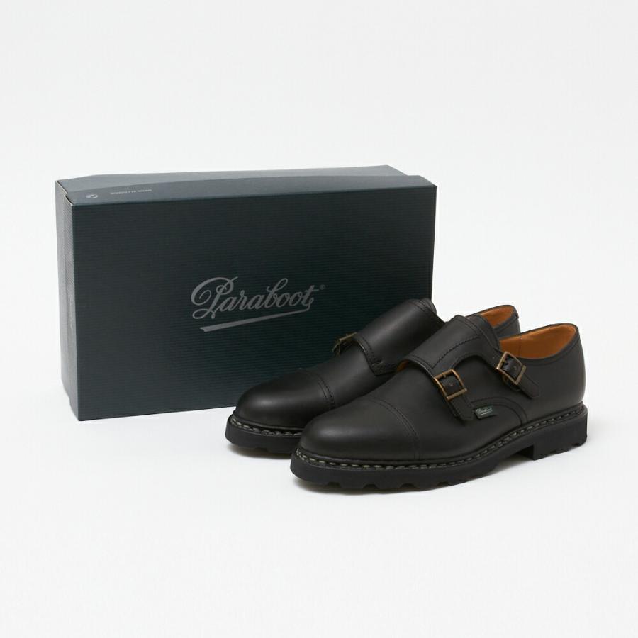 【並行輸入品】 パラブーツ メンズシューズ PARABOOT WILLIAM ウィリアム MARCHE 981412 ブラック(NOIR)の画像