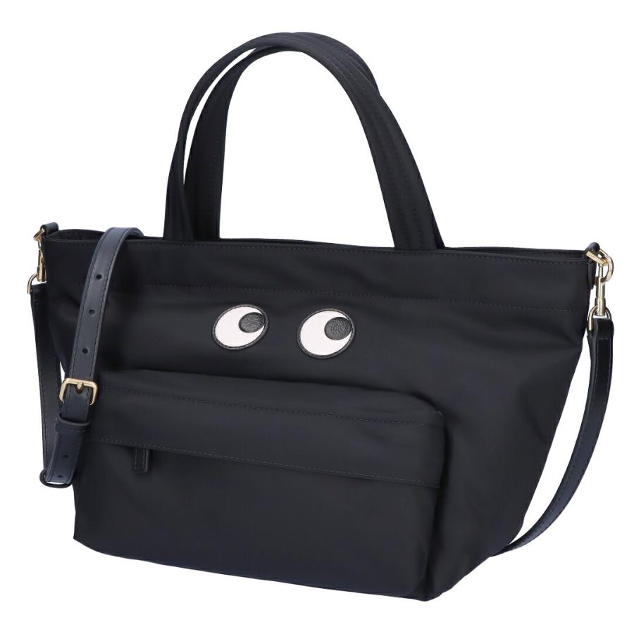 【並行輸入品】 アニヤハインドマーチ ANYA HINDMARCH 2WAYバッグ トート ミニバッグ EYES アイズ 193511 5050925193511 (152952) BLACKの画像