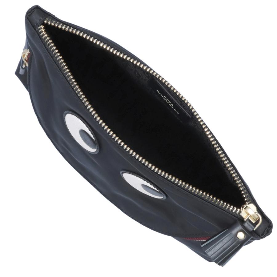 【アニヤハインドマーチ】グリッター アイズ ベルベット ポーチ　クラッチ バッグ アニヤハインドマーチ】グリッター アイズ ベルベット ポーチ クラッチ