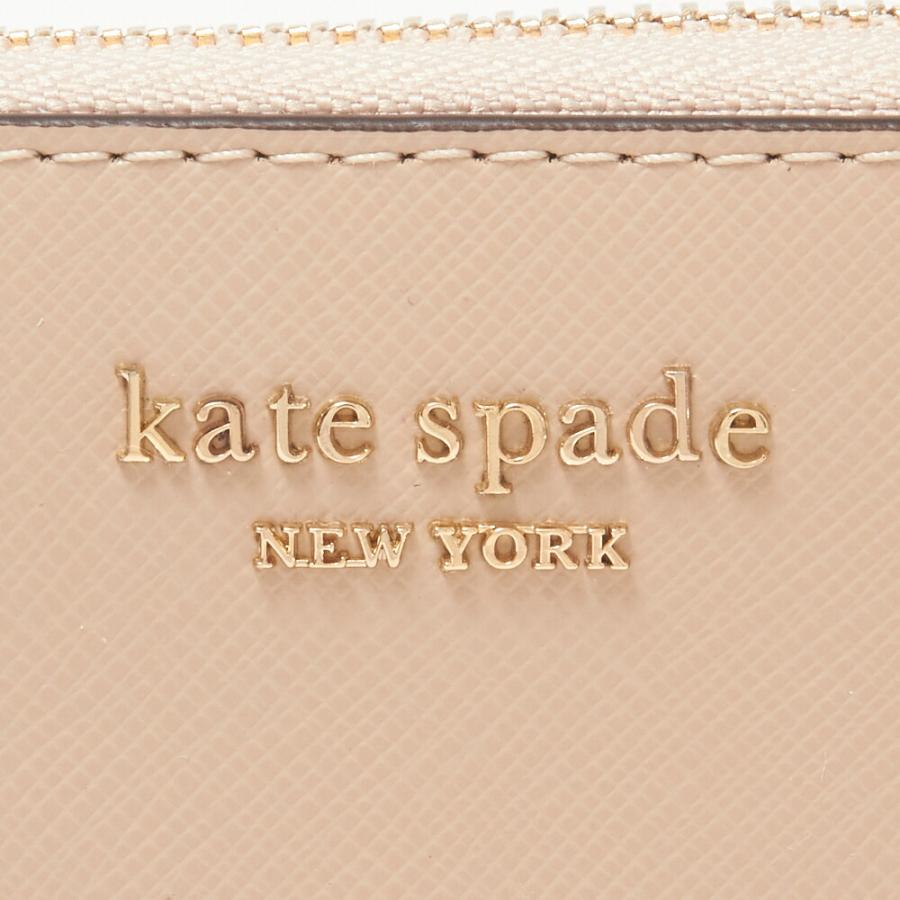 ケイトスペード 長財布 【SPENCER：スペンサー】 ZIP AROUND CONTINENTAL WALLET PWR00281 ベージュ