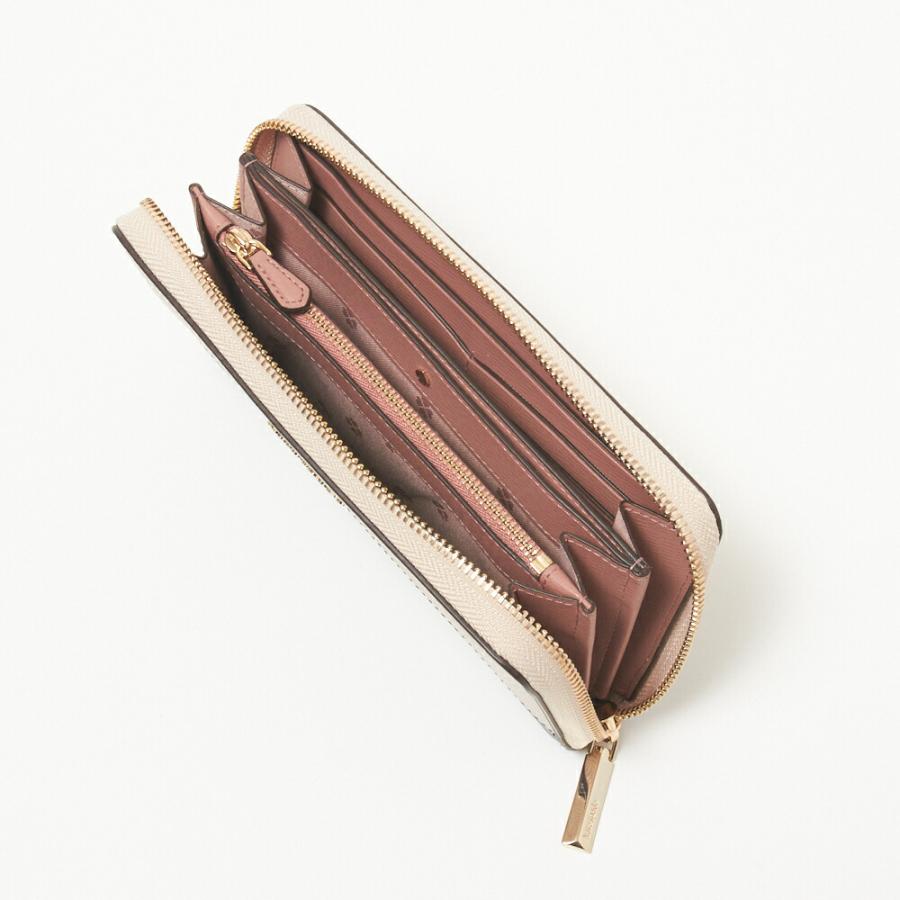 ケイトスペード 長財布 【SPENCER：スペンサー】 ZIP AROUND CONTINENTAL WALLET PWR00281 ベージュ