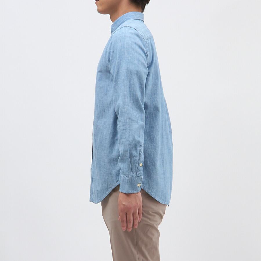 美品✨ポロラルフローレン シャンブレージャケット 段返り 春夏 水色 L