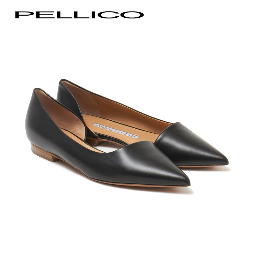 高知インター店 ペリーコ パンプス Pellico Anima 10 0338 Vitello ブラック Nero Zkk 高い品質 Angelonegro Wine