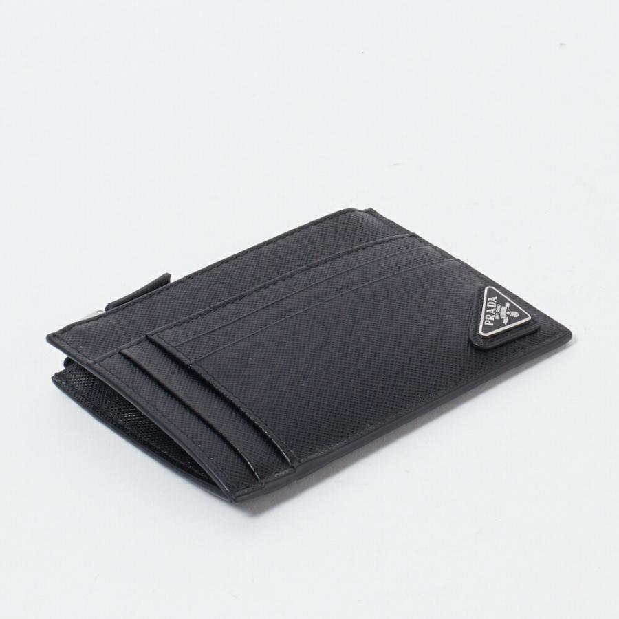 【お取り寄せ】 【並行輸入品】 プラダ カードケース 【SAFFIANO TRIANG】 2MC067 QHH ブラック(F0002 NERO) PRADAの画像