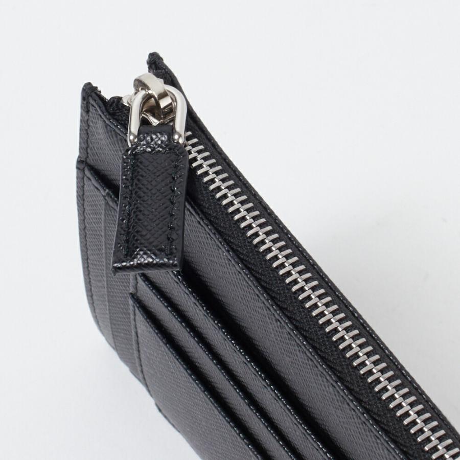 【お取り寄せ】 【並行輸入品】 プラダ カードケース 【SAFFIANO TRIANG】 2MC067 QHH ブラック(F0002 NERO) PRADAの画像