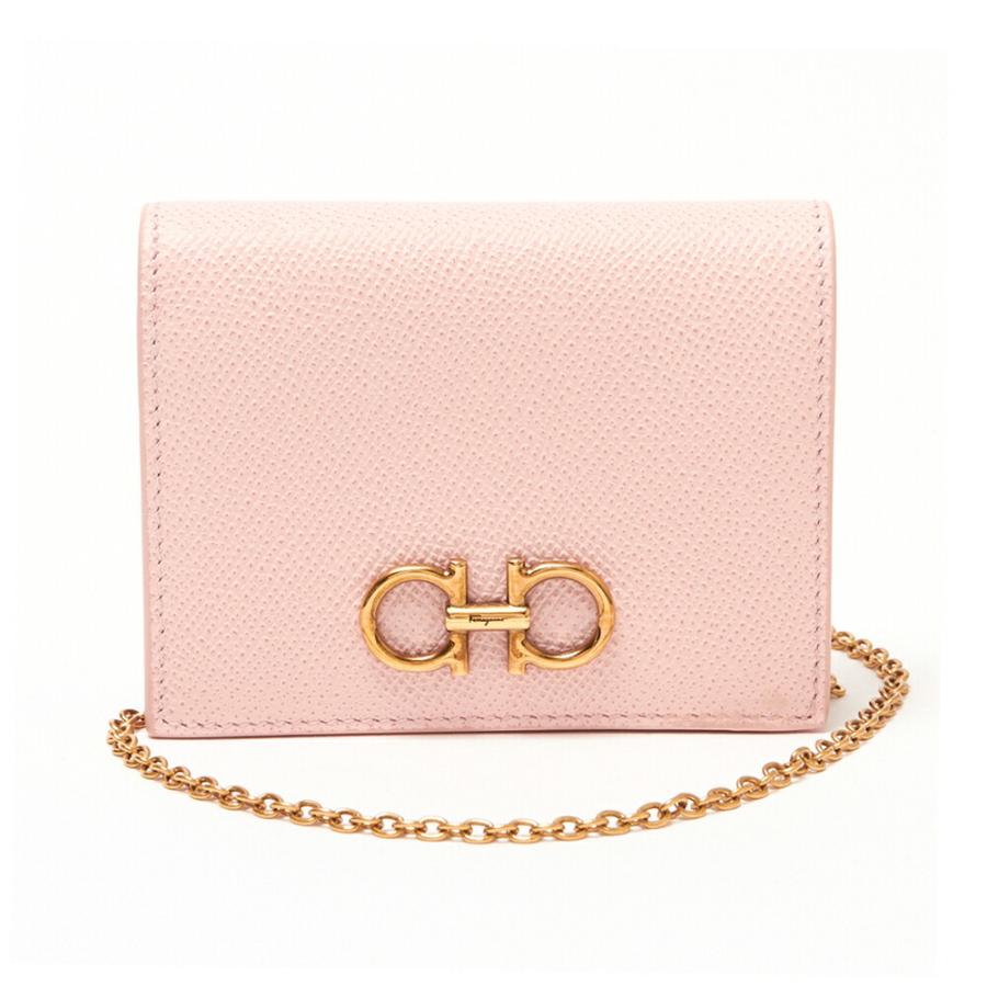 フェラガモ 折財布 チェーンウォレット The Ferragamo Gancini ガンチーニ レディースファッション 2269 Pink ピンク系 Nylund チェーンウォレット Skl Ferragamo エクセルブランドショップ X Sell 値引き交渉 の