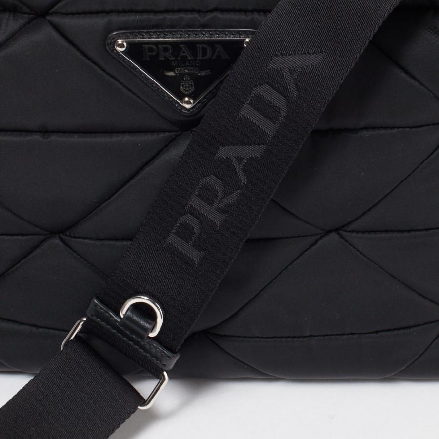 PRADA プラダ トートバッグ ナイロン レザー 黒 PRADA 【お取り寄せ】 【並行輸入品】 プラダ 2WAYバッグ Re