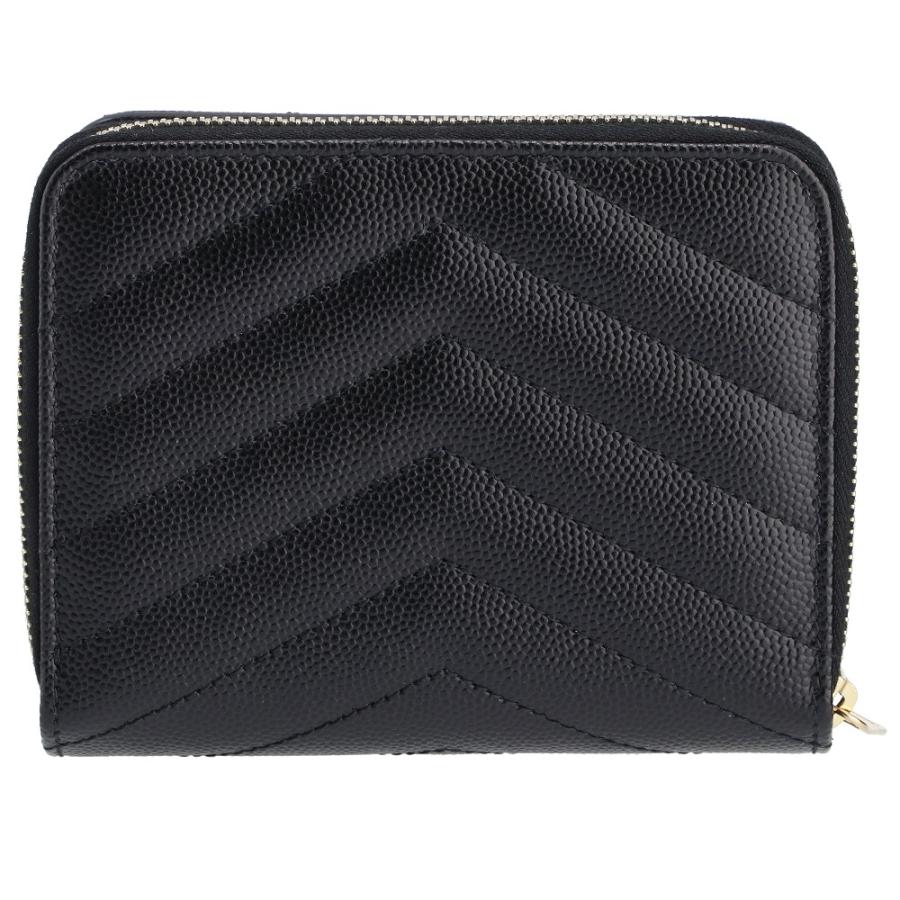 【お取り寄せ】 【並行輸入品】 サンローランパリ 折財布 668288 BOW01 ブラック(1000 BLACK) SAINT LAURENT PARISの画像