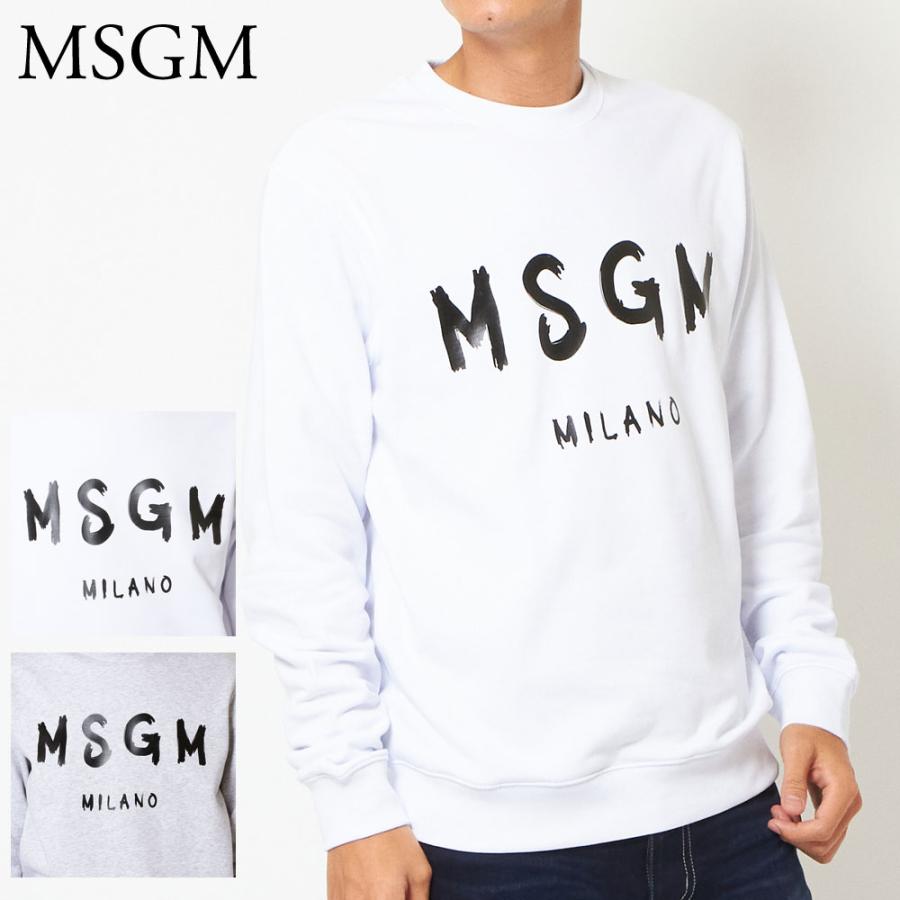 エムエスジーエム メンズ トレーナー Msgm 00mm513 スウェット ペイントロゴ 選べるカラー Clm X Sell エクセルブランドショップ 通販 Yahoo ショッピング