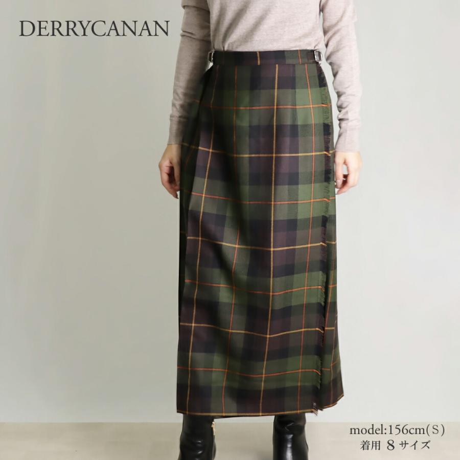 【未使用】オニールオブダブリン 膝丈 キルトスカート O'NEIL of DUBLIN（オニールオブダブリン） スカート ミディアム丈