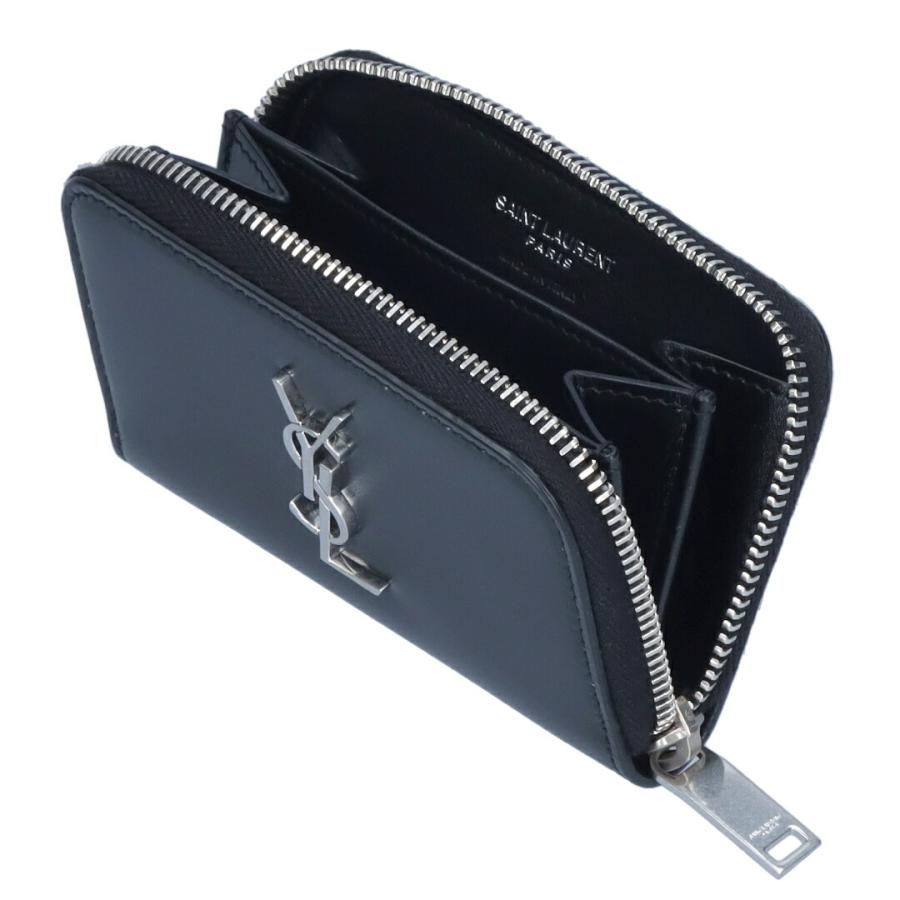 【並行輸入品】 サンローランパリ SAINT LAURENT PARIS 財布 コインケース 小銭入れ カサンドラ 535411 0SX0E ブラックの画像