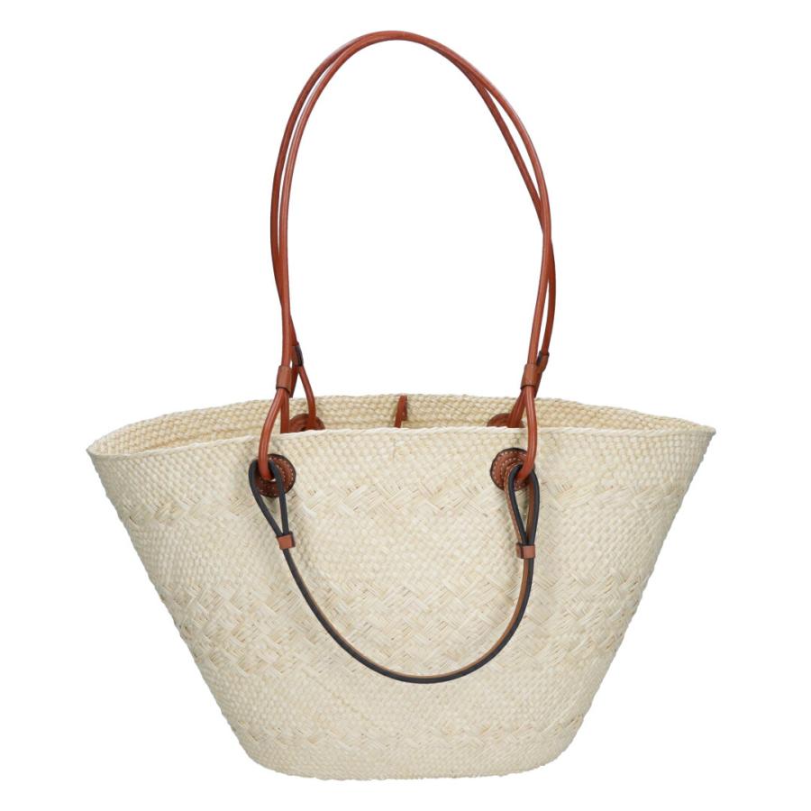 【お取り寄せ】 【並行輸入品】 ロエベ LOEWE かごバッグ バスケットバッグ アナグラム A223T43X02 ベージュ系(2435 NATURALE/TAN)【ギフト不可】の画像