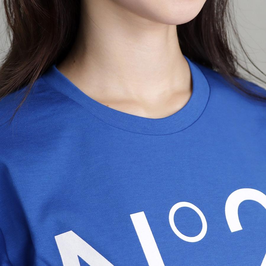 Ｎ°21ヌメロヴェントゥーノ　ビジュー付きプリントＴシャツ N°21 ヌメロヴェントゥーノ Tシャツ F131 4157 メンズ クルー