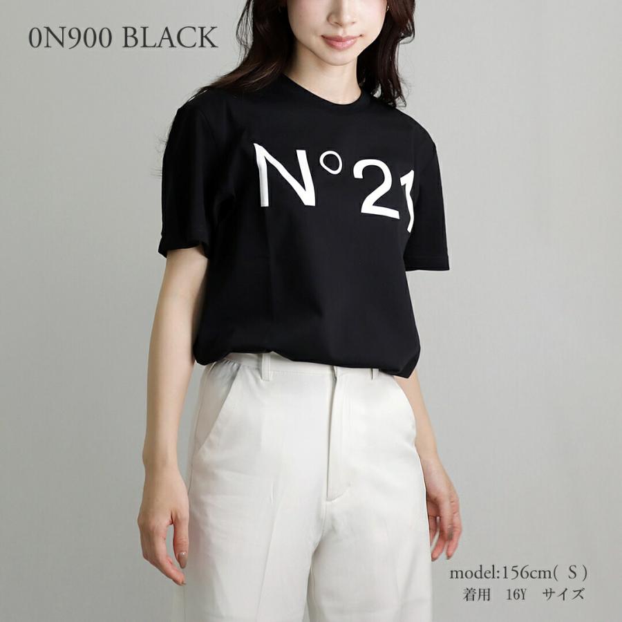 ヌメロヴェントゥーノ N°21 レディース ロゴTシャツ N21173 N0153｜x-sell｜08