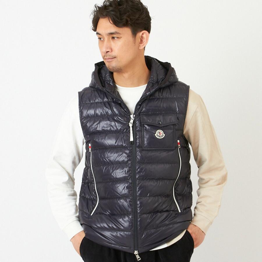 モンクレール メンズ ダウンベスト Moncler 1a M1592 Ragot ラゴット ネイビー 742 Clm X Sell エクセルブランドショップ 通販 Yahoo ショッピング