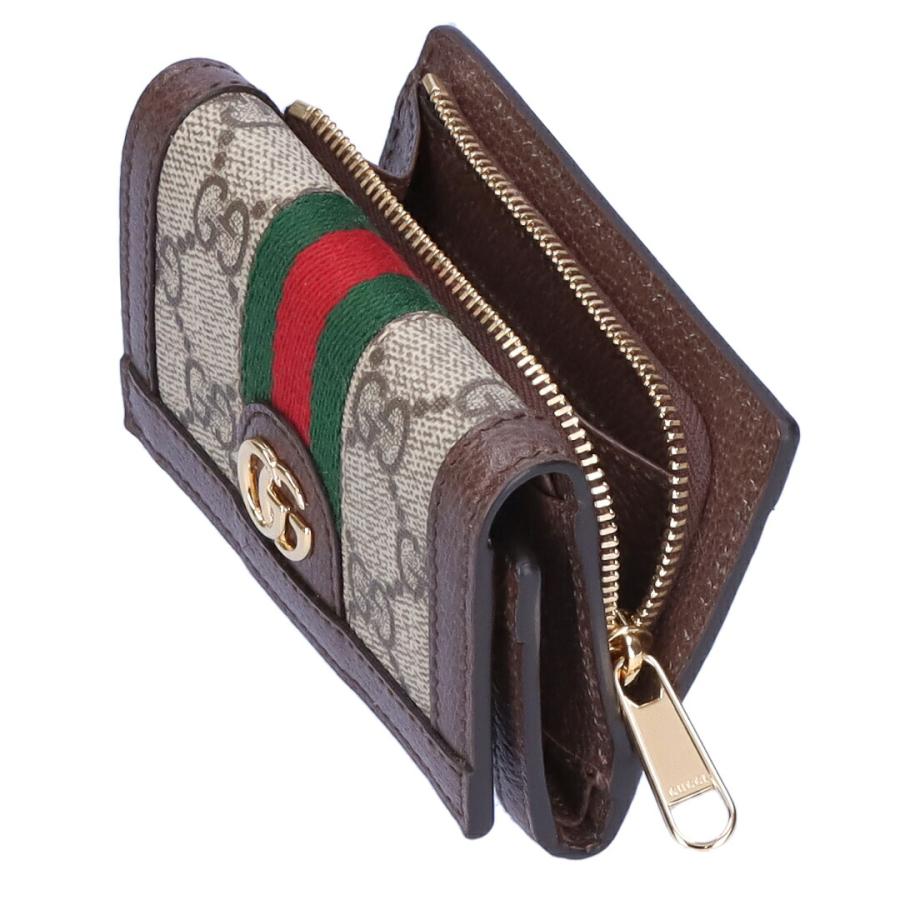 【お取り寄せ】 【並行輸入品】 グッチ GUCCI 折財布 オフィディア 644334 96IWG ブラウン系(8745)の画像