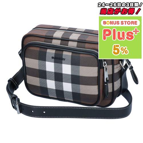 BURBERRY / パディバッグ チェック ショルダーバッグ ブラウン バーバリー ショルダーバッグ/クロスボディ バッグ メンズ