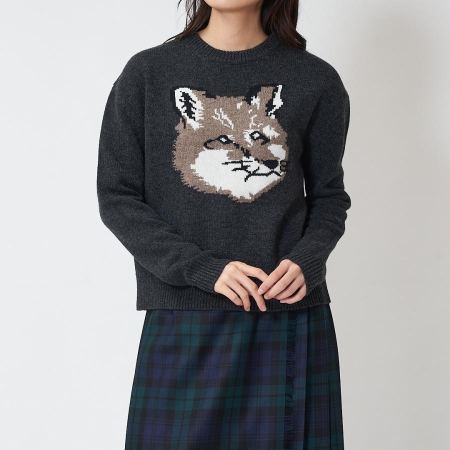 メゾンキツネ MAISON KITSUNE セーター ビッグフォックスヘッド メゾンキツネ MAISON KITSUNE セーター ビッグフォックスヘッド