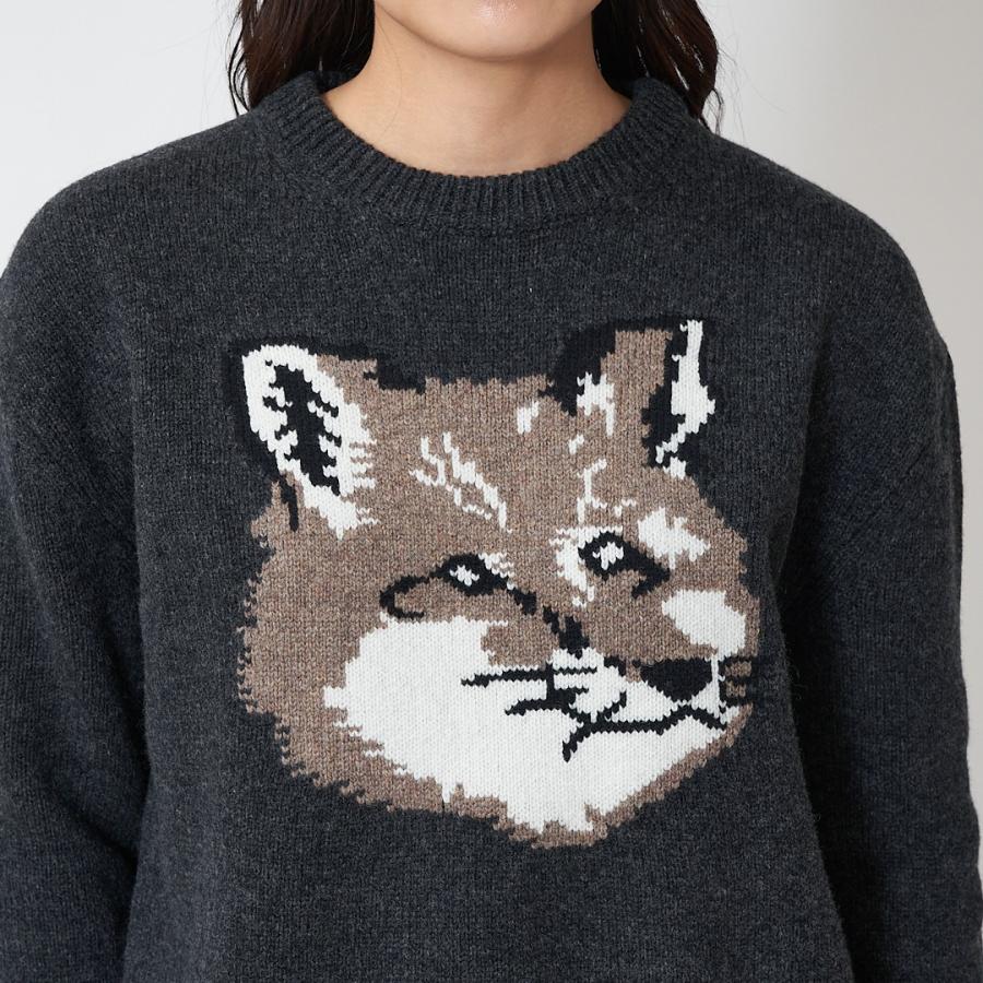 メゾンキツネ MAISON KITSUNE セーター ビッグフォックスヘッド メゾンキツネ MAISON KITSUNE セーター ビッグフォックスヘッド
