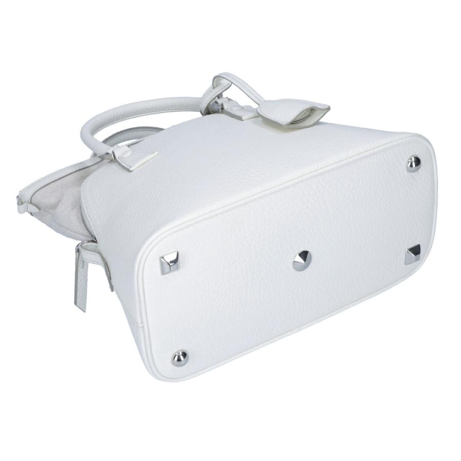 Maison Margiela5ACホワイトバケットミニショルダーバッグ Maison Margiela 5ACホワイト バケットミニショルダーバッグ