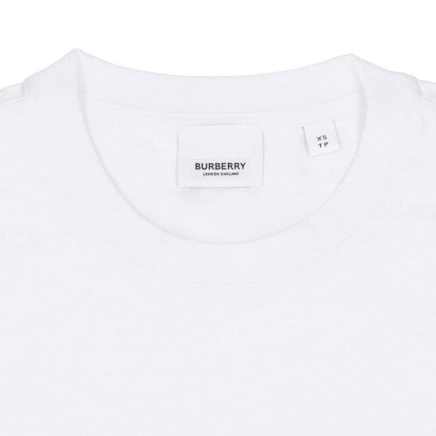 【並行輸入品】 バーバリー BURBERRY レディース ポケットチェックコットン 半袖Ｔシャツ 8043386 8080322 A1464 WHITEの画像