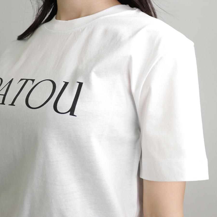 PATOU オーガニックコットン 半袖 Tシャツ XS 白 PATOU（パトゥ） 【並行輸入品】 レディース Tシャツ オーガニック