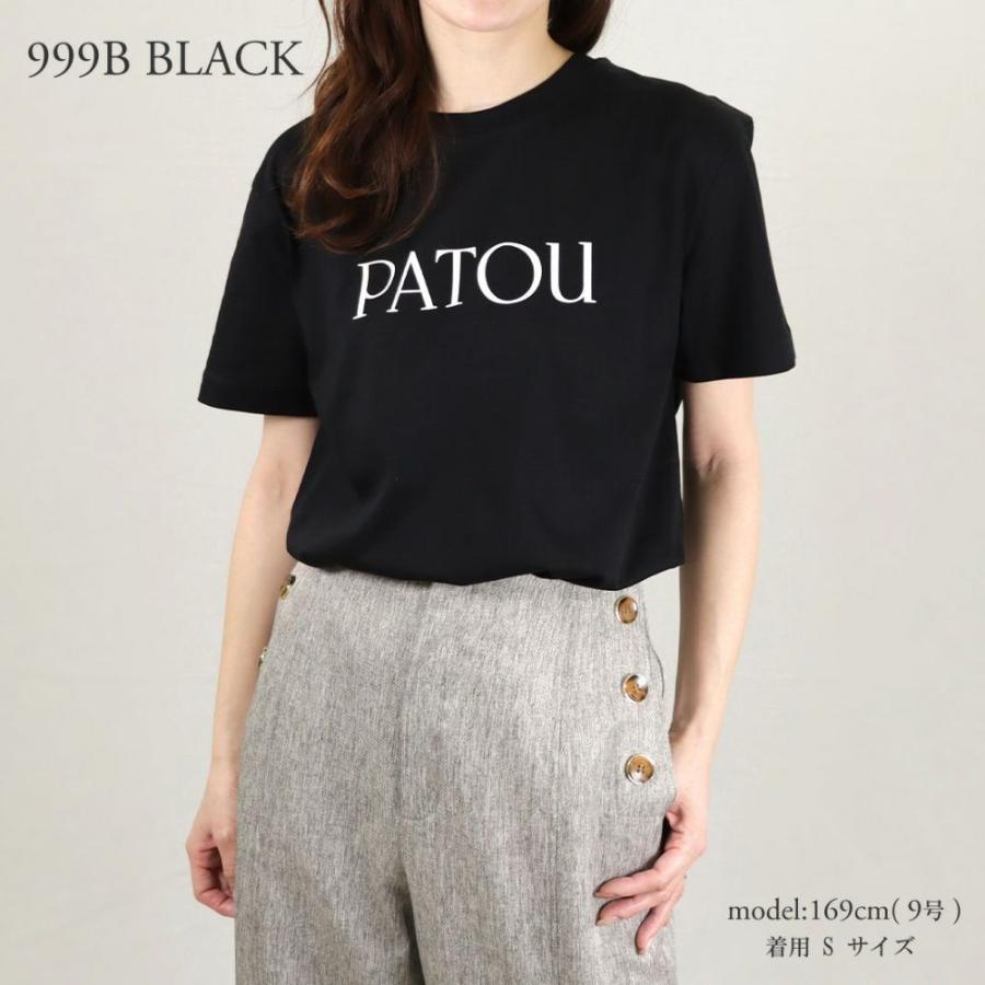 PATOU パトゥ レディース Tシャツ オーガニックコットン ロゴT PATOU パトゥ レディース Tシャツ オーガニックコットン ロゴT