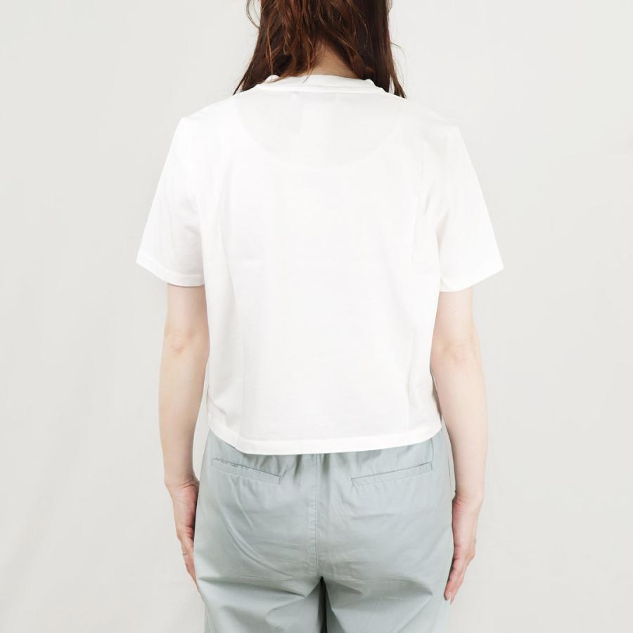 メゾンキツネ MAISON KITSUNE レディースTシャツ メゾン キツネ パリ KW00121KJ0035 P103 OFF WHITE｜x-sell｜05