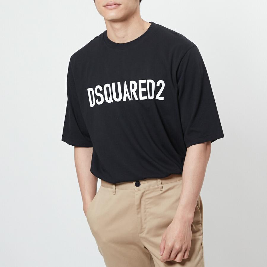 DSQUARED2 ディースクエアード ブラック FishSkater Tシャツ DSQUARED2 【並行輸入品】 ディースクエアード メンズ Tシャツ