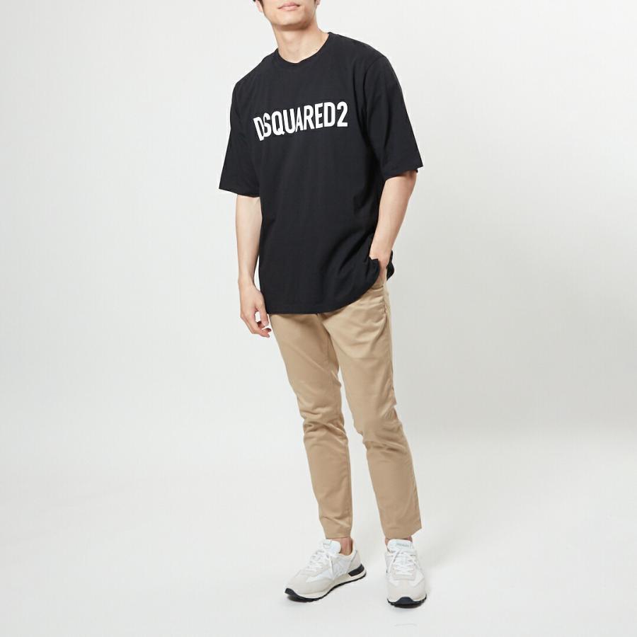 DSQUARED2 ディースクエアード ロゴ ブラック Tシャツ Sサイズ DSQUARED2（ディースクエアード） 【並行輸入品】 メンズ Tシャツ