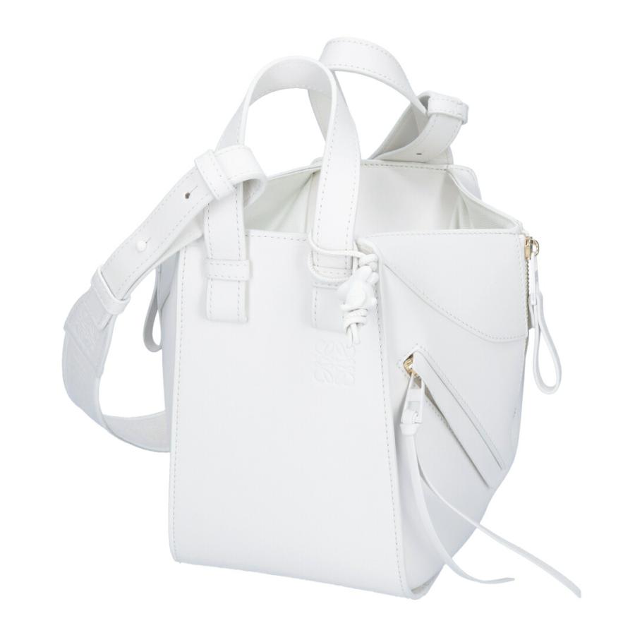 LOEWE ロエベ ハンモック 2way ホワイト スモール ハンドバッグ 名東】【LOEWE】ロエベ ハンモックバッグ スモール 2WAY