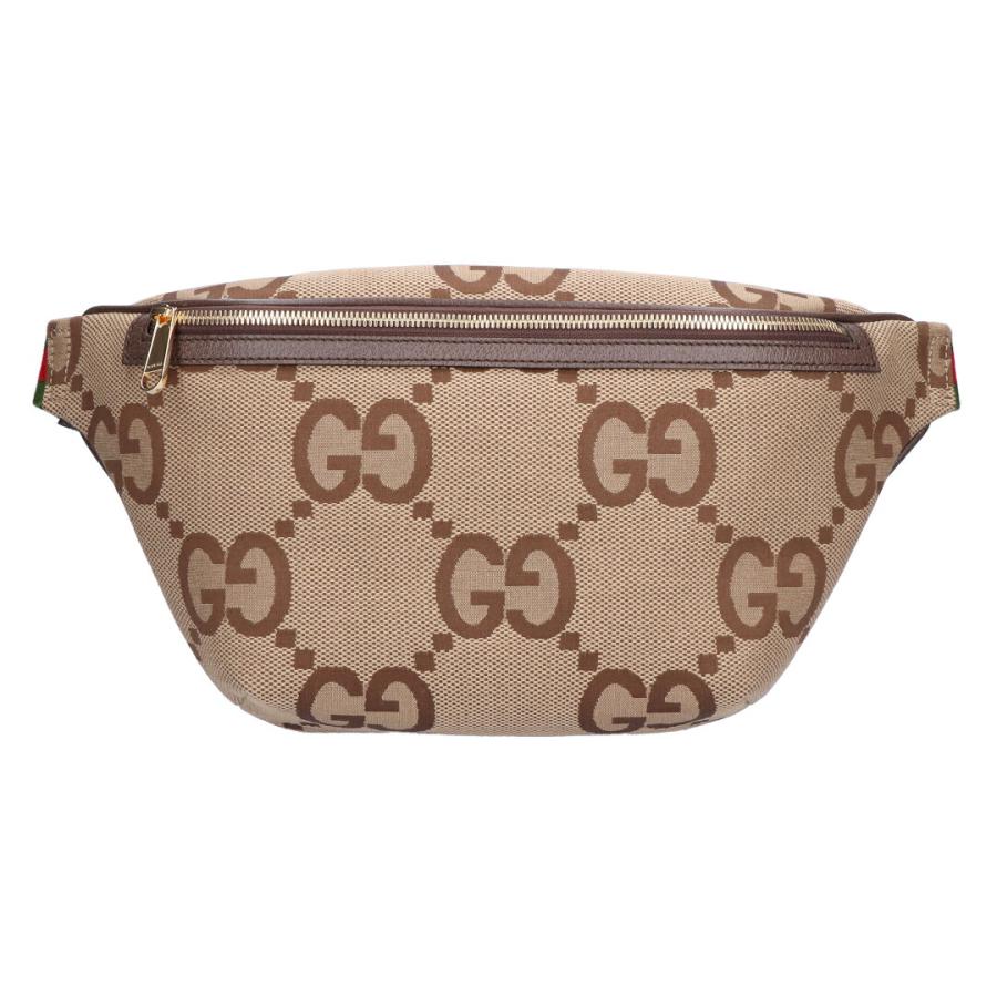 【お値下げ】GUCCI ジャンボGGベルトバッグ ボディバッグ レザーブラウン GUCCI（グッチ） 【お取り寄せ】 【並行輸入品】 ボディバッグ ベルト