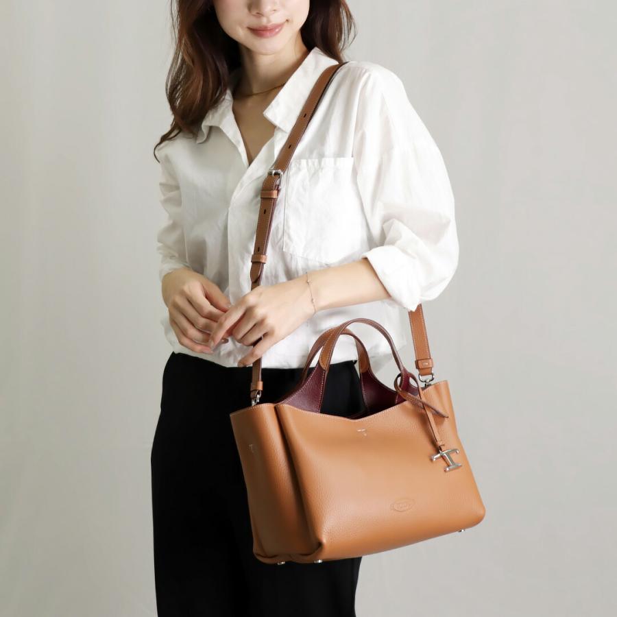TOD'S トッズ TOD'S 2WAYバッグ レザーバッグ ミニ MINIサイズ T TOD'S トッズ TOD'S 2WAYバッグ レザーバッグ ミニ MINIサイズ T
