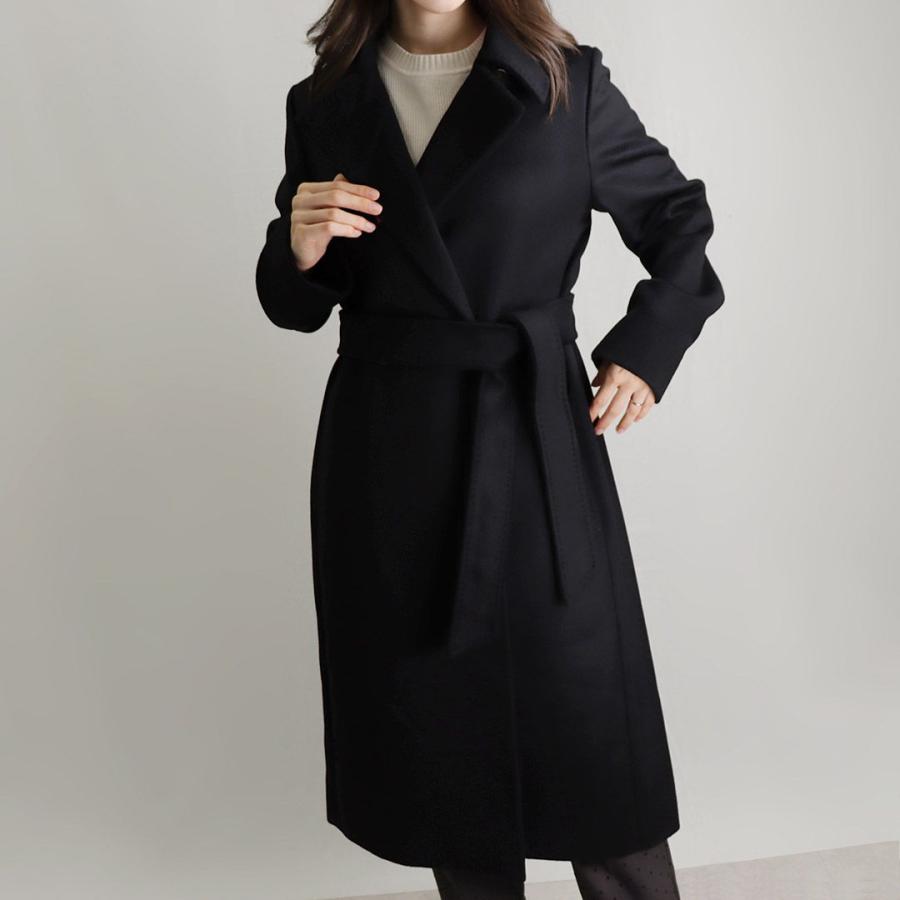 【美品】マックスマーラ　ロングコート ヴァージンウール100% 銀タグ　40 黒 楽天市場】Max Mara【マックスマーラ】 シルバータグ ヴァージンウール