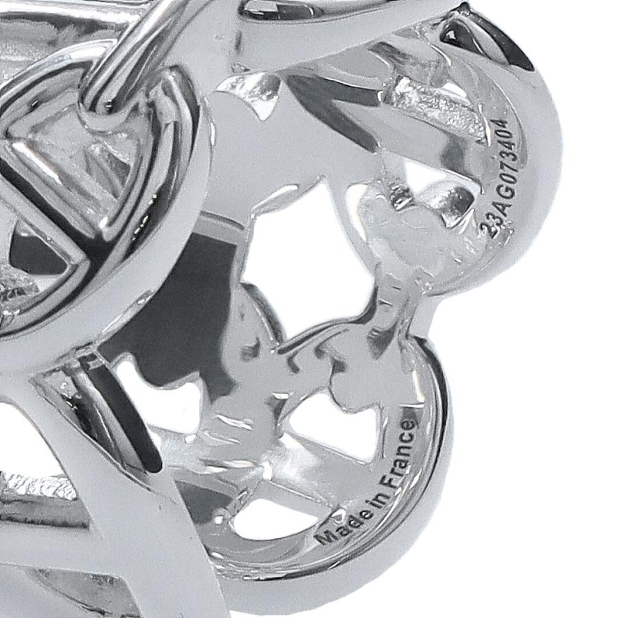 【並行輸入品】 エルメス HERMES リング 指輪 シェーヌ・ダンクル H109506B アンシェネ GM SILVERの画像