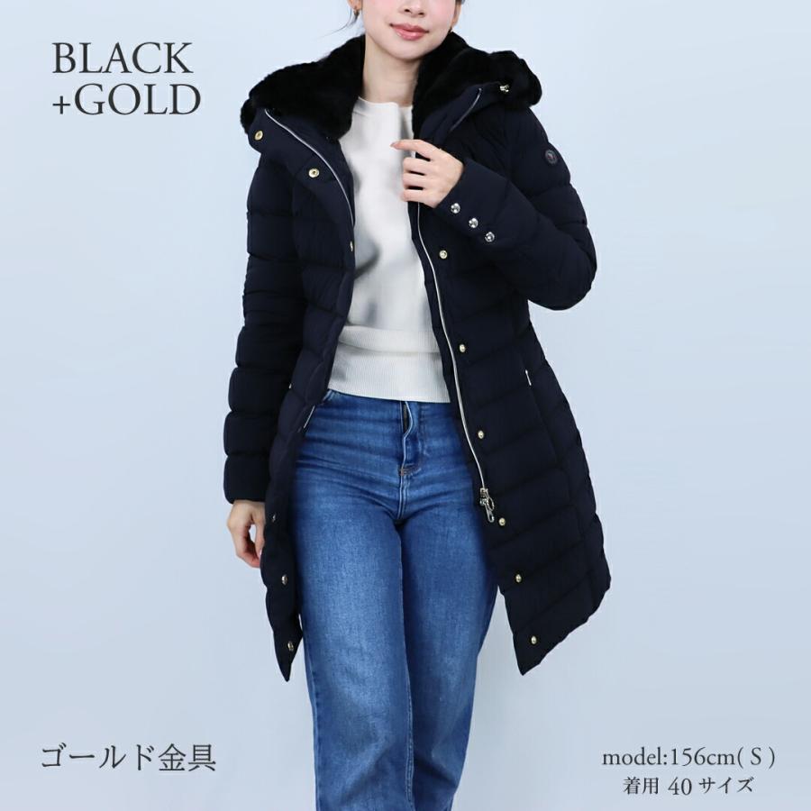 CAPEHORN SANTACRUZ ダウンコート ブラック CAPEHORN（ケープホーン） santacruz サンタクルーズ ダウン ロング