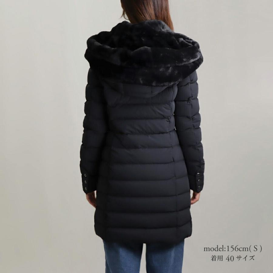 美品★ケープホーン SANTACRUZ サンタクルス ダウンコート 44 黒 ケープホーン CAPE HORN ケープホーン CAPE HORN SANTACRUZ ECO FUR