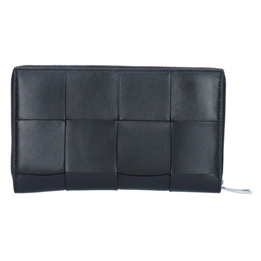 【お取り寄せ】 【並行輸入品】 ボッテガヴェネタ BOTTEGA VENETA 長財布 イントレチャート カセット 651368 V3U01 8803 ブラックの画像