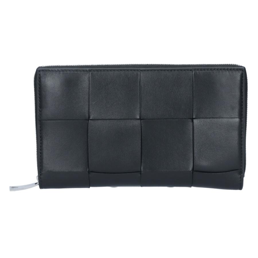【お取り寄せ】 【並行輸入品】 ボッテガヴェネタ BOTTEGA VENETA 長財布 イントレチャート カセット 651368 V3U01 8803 ブラックの画像