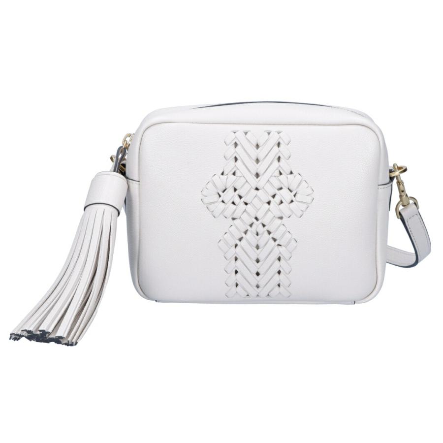 【並行輸入品】 アニヤハインドマーチ ANYA HINDMARCH ショルダーバッグ NEESON TASSEL CROSS BODY ニーソンタッセルクロスボディ 172851 ホワイトの画像