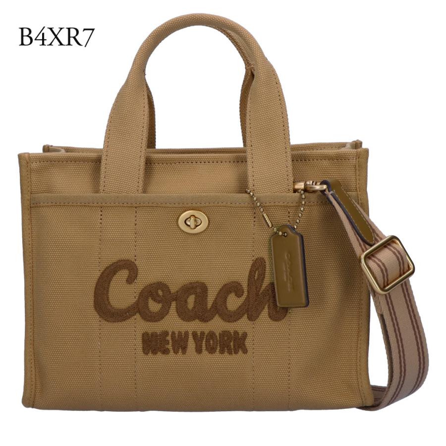 【極美品/現行】コーチ CP164 2way カーゴトートバッグ キャンバス 黒 COACH（コーチ） バッグ レディース ショルダーバッグ 2WAY トート