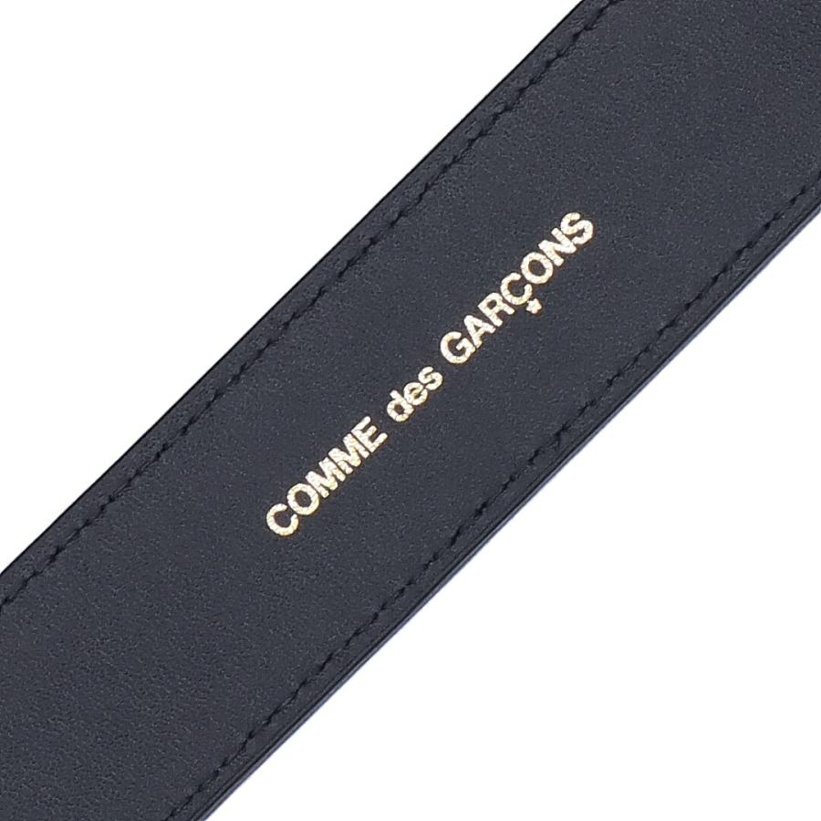 COMME des GARÇONS ブラックレザーベルト コムデギャルソン クラシックレザー ベルト | コムデギャルソン