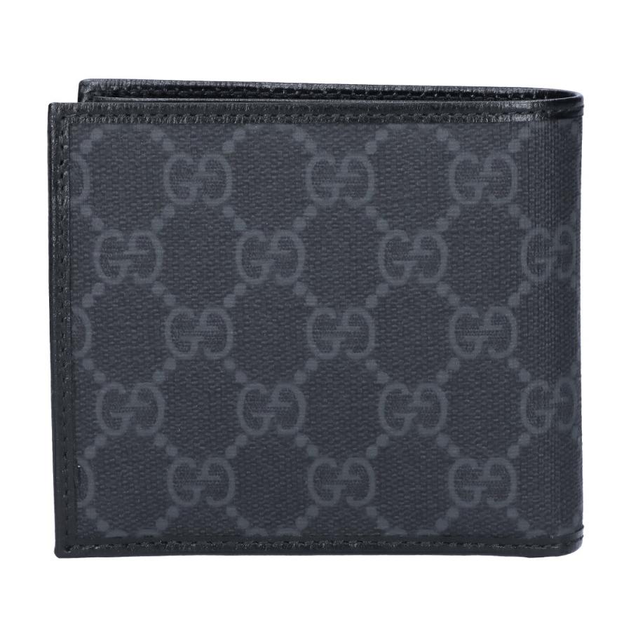 【並行輸入品】 グッチ GUCCI 折財布 小銭入れ付き インターロッキングG 673000 92TCN 1000 ブラックの画像