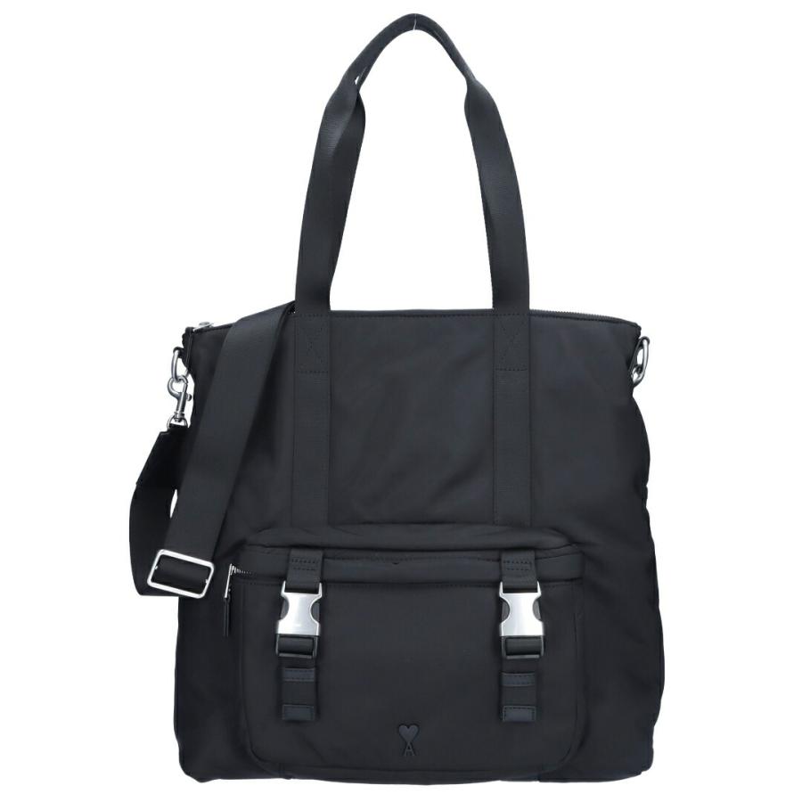 【お取り寄せ】 【並行輸入品】 アミパリス AMI PARIS 2WAYバッグ ULL507 AW0021 NOIR 001の画像
