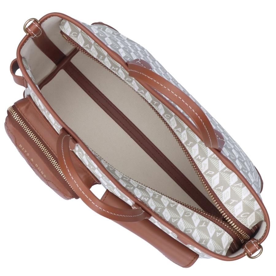 【並行輸入品】 アニヤハインドマーチ ANYA HINDMARCH 2WAYバッグ トート XSポケット 190930 (5050925190930) CHALK/COGNACの画像