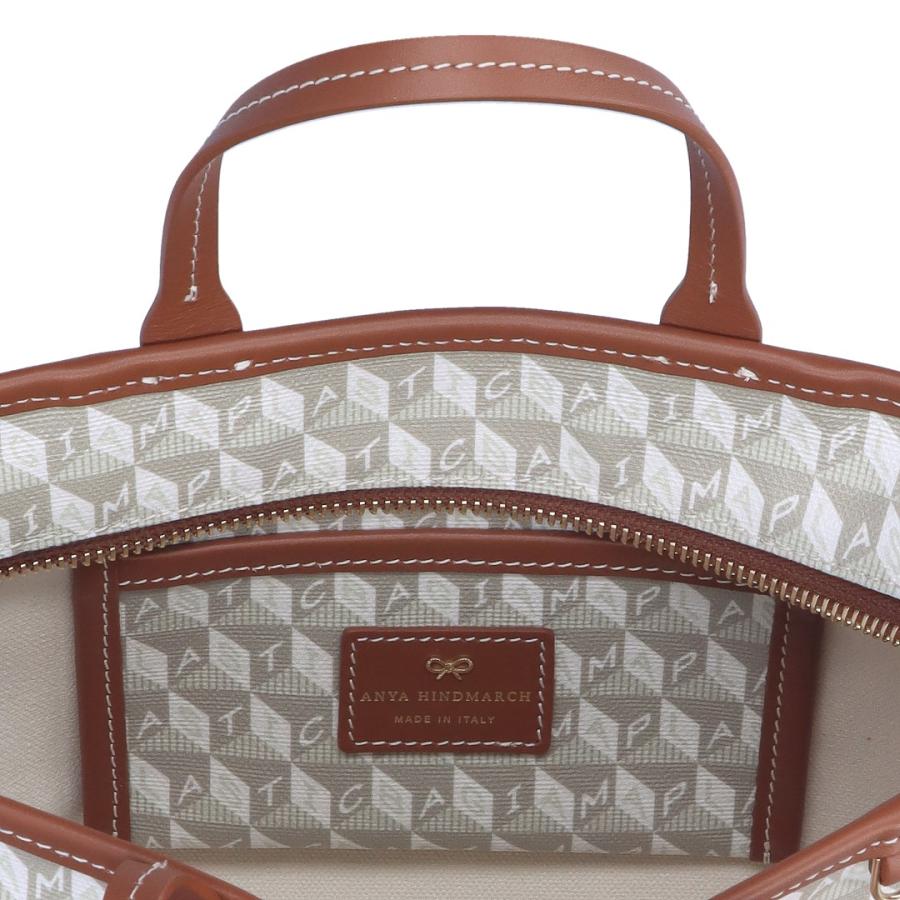 【並行輸入品】 アニヤハインドマーチ ANYA HINDMARCH 2WAYバッグ トート XSポケット 190930 (5050925190930) CHALK/COGNACの画像