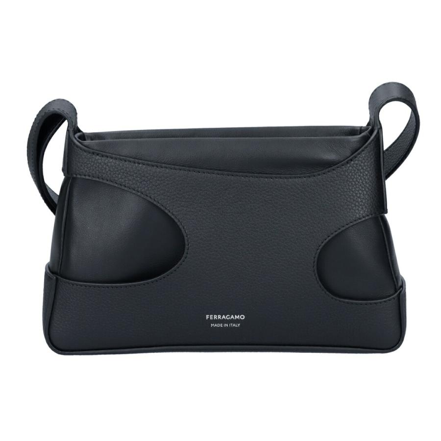 FERRAGAMO ショルダーバッグ 黒 FERRAGAMO（フェラガモ） 【並行輸入品】 ショルダーバッグ CUT OUT