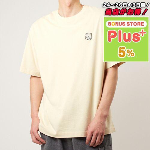 メゾンキツネ Tシャツ Lサイズ オーバーサイズ 楽天市場】Maison Kitsune メゾンキツネ Bold Fax Head Patch