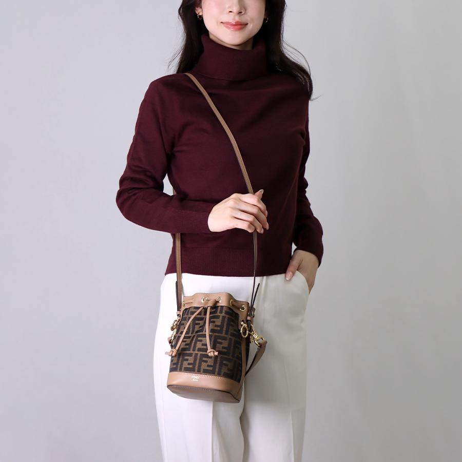 【並行輸入品】 フェンディ FENDI 2WAYバッグ モン トレゾール 8BS093 ALP3 F1A0F MORO SAND SOFTの画像