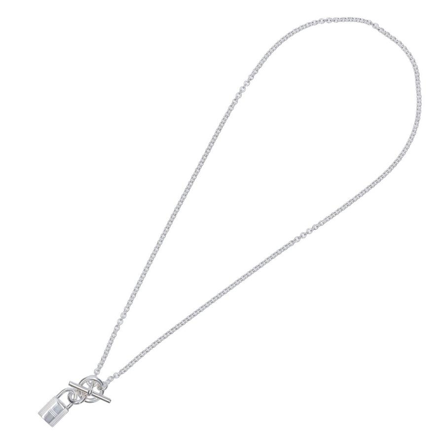 【並行輸入品】 エルメス HERMES ネックレス アミュレットカデナ H121331B SILVERの画像